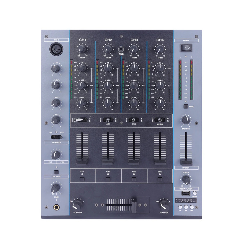 Dj Mixer 4 Channel Djm - Мини-аудиомикшер ELM402, 4-канальный USB-контроллер для диджеев