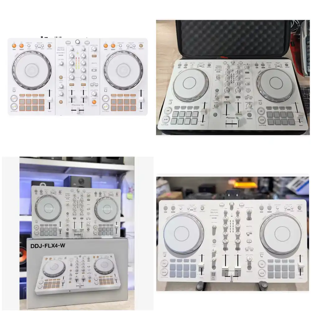 Dj Controller Pioneer Ddj - Pioneer DJ DDJ FLX4 W White,