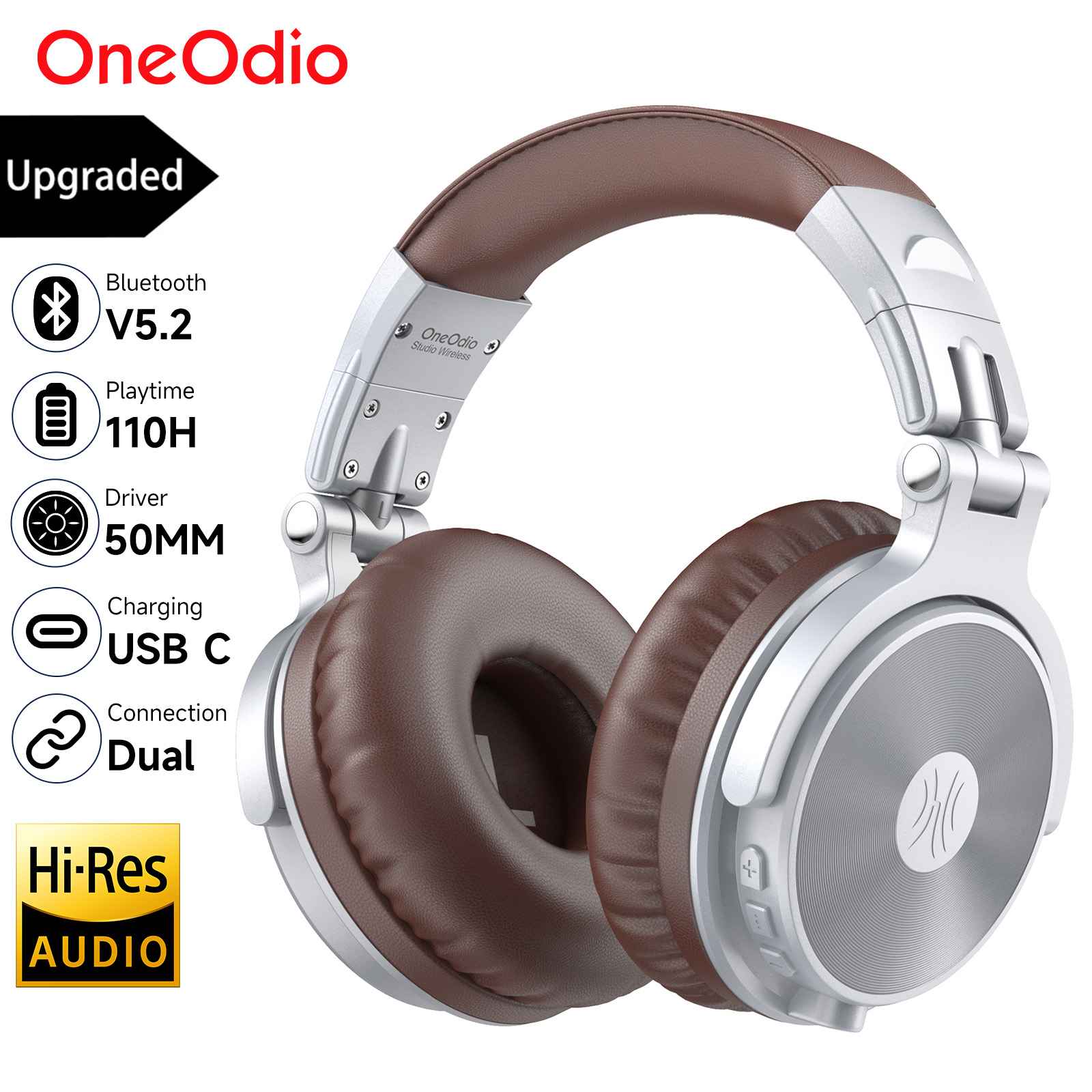 Dj Headphones Professional - Беспроводные Bluetooth-наушники OneOdio Upgrade Pro C