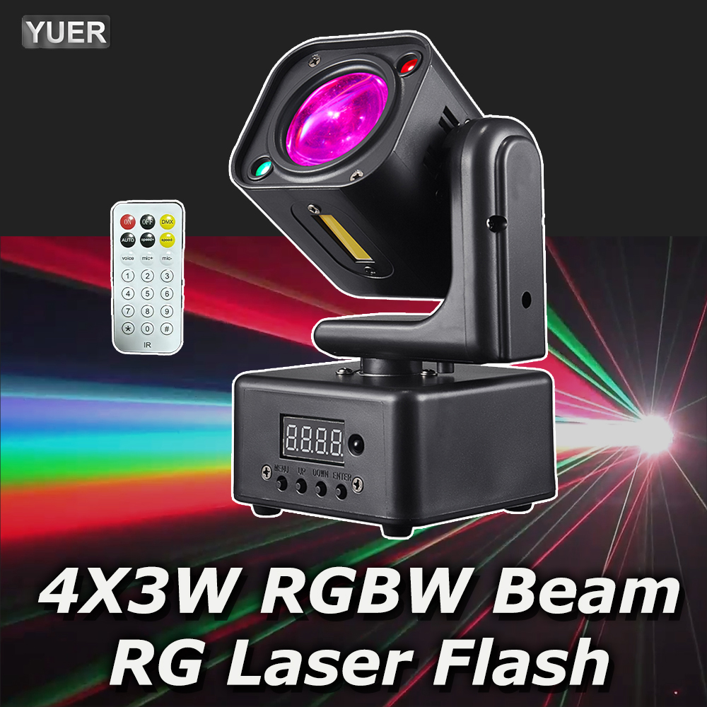 Dj Light Moving Head Stage - Новые световые приборы Mold 4X3W Beam