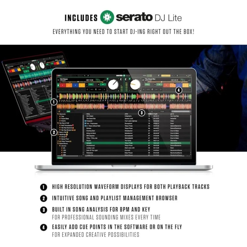 DJ-контроллер с джог-колесами, – обзор и цена Dj Controller With Jog Wheel
