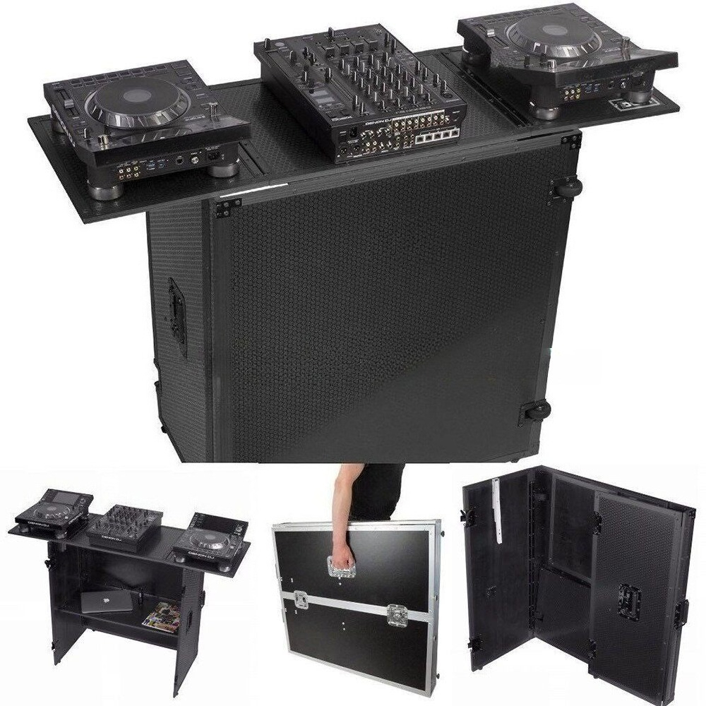 Портативный складной стол-кейс – обзор и цена Dj Stand Table Foldable