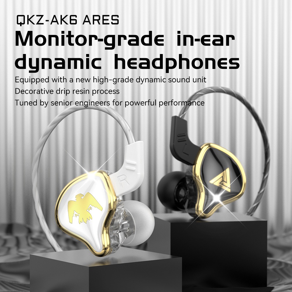 QKZ AK6 ARES Внутриканальные п – обзор и цена Dj Headphones Professional