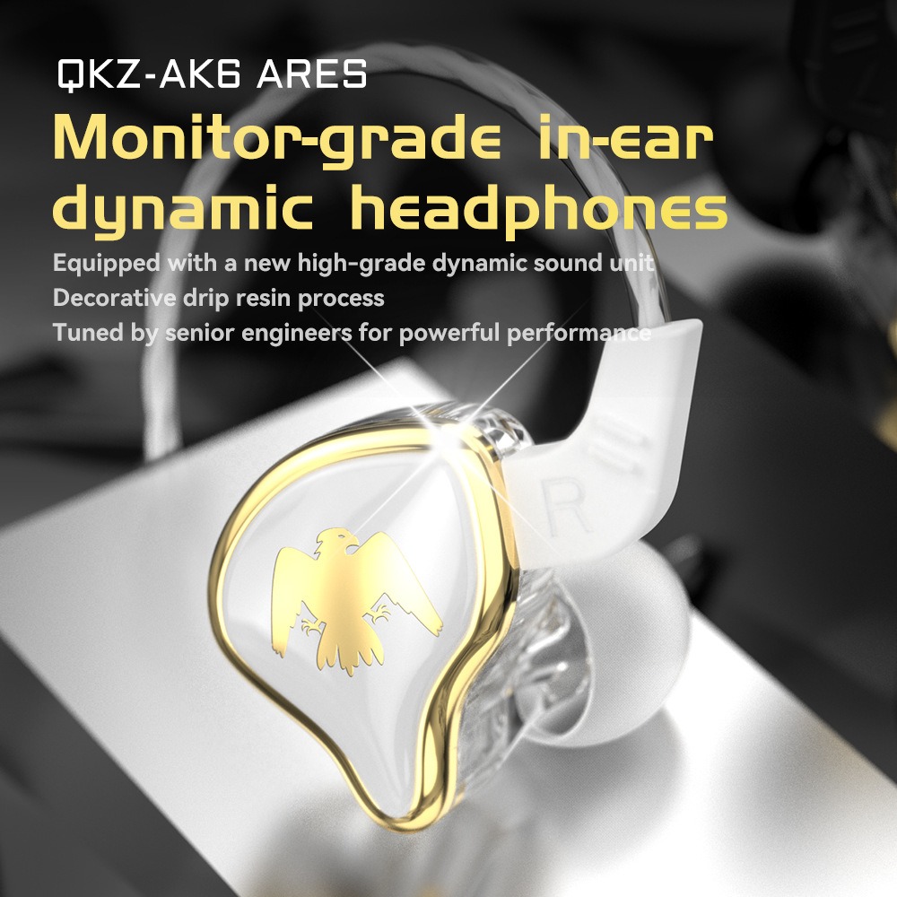 QKZ AK6 ARES Внутриканальные п – обзор и цена Dj Headphones Professional