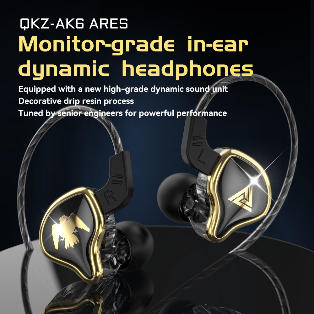 QKZ AK6 ARES Внутриканальные п – обзор и цена Dj Headphones Professional