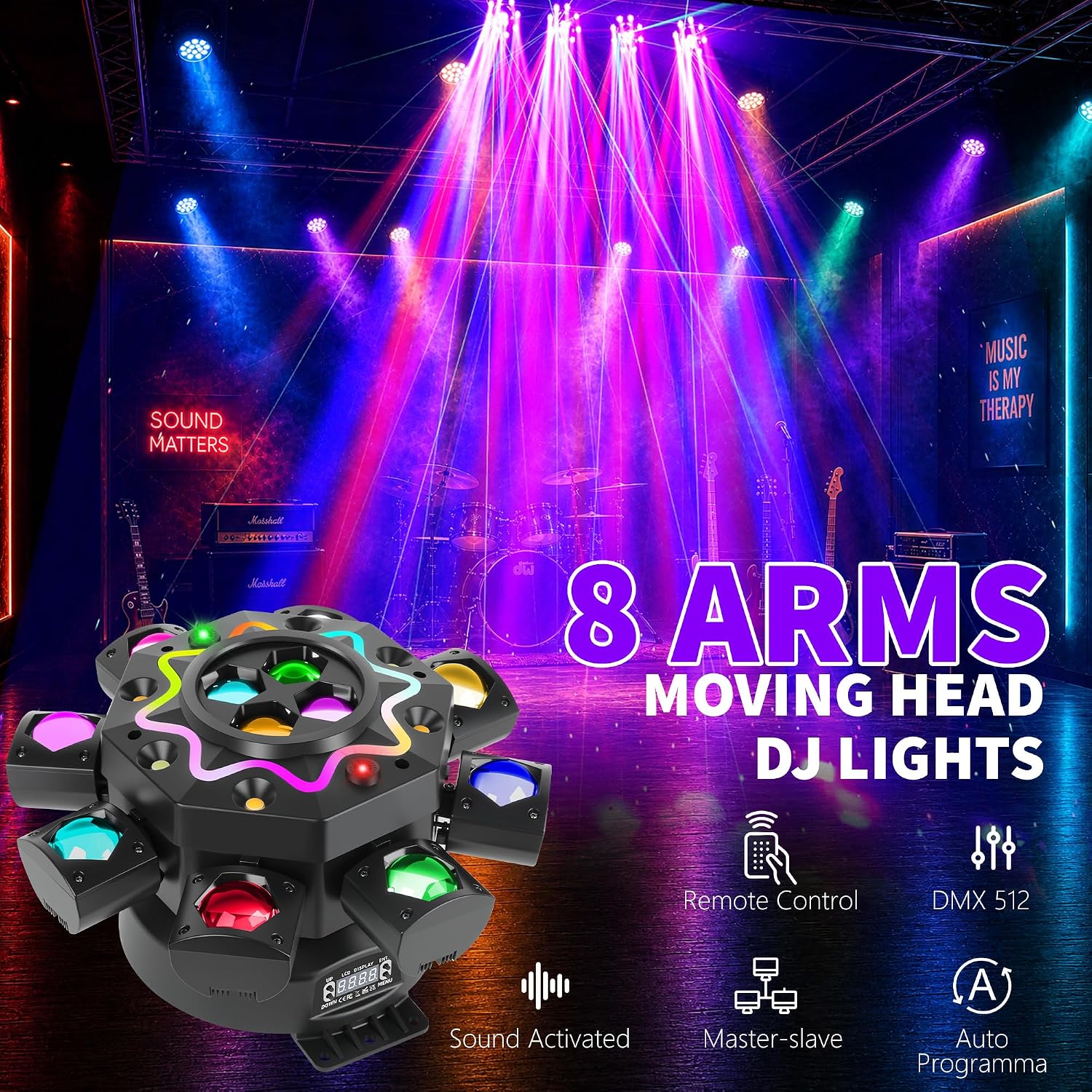 Светодиодные диско-прожекторы  – обзор и цена Dj Light Moving Head Stage
