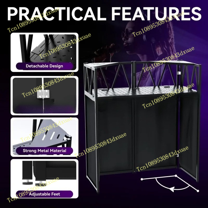 Мобильный складной стенд-транс – обзор и цена Dj Stand Table Foldable