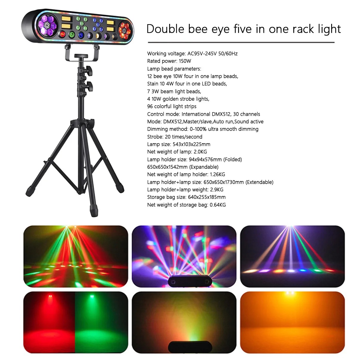 150-ваттный диско-прожектор с  – обзор и цена Dj Light Moving Head Stage