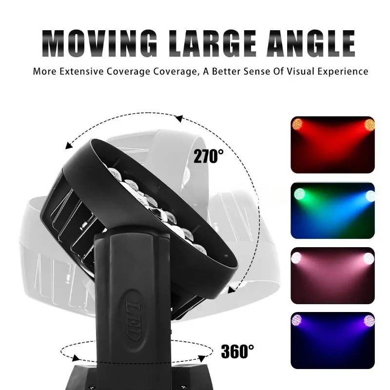 Светодиодный вращающийся проже – обзор и цена Dj Light Moving Head Stage